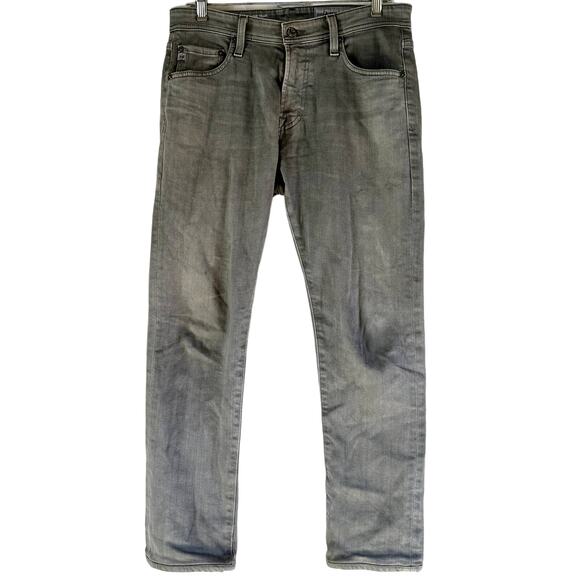 Adriano Goldschmied The Tellis Modern Slim Jeans Denim Cotton Ash Gray 31"x30" - Picture 1 of 8